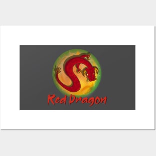 Red Dragon Posters and Art